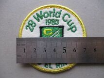 80s 1980年ワールドカップBOGOTA COLOMBIA 28TH WORLD CUPワッペン/CLUB EL RINCONコロンビアGOLFゴルフPATCHビンテージvintageボゴタ V195_画像8