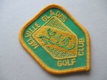 70s メルビル グレイズ ゴルフ クラブMELVILLE GLADES GOLF CLUBワッペン/MGGCオーストラリアPATCHカントリークラブvintageビンテージ V195_画像2