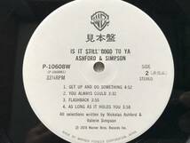 国内盤, 盤・ジャケット(NM) / White Label Promo / Ashford & Simpson / Is It Still Good To Ya / Paul Riser /Sigma Sound Studios 録音_画像4