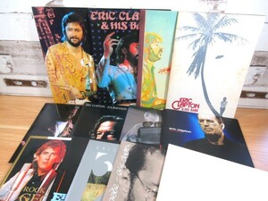 1B2-2「エリック・クラプトン/eric clapton ツアーパンフレット まとめ 計13点セット」未開封有 1974年～