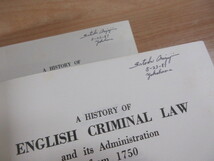 1B2-2「洋書 A HISTORY OF ENGLISH CRIMINAL LAW VOLUME1～5」5巻セット 装飾 インテリア ディスプレイ アンティーク_画像4