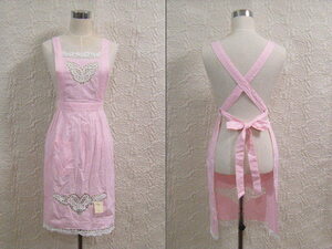  close . race * fashion accessories * pink apron 13184* unused goods 