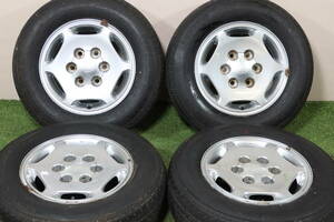 ＜希少品＞トヨタ TOYOTA グランドハイエース 純正アルミ 15in 6.5J +29 ブリヂストン SF321 205/70R15 100系/200系 ハイエース など