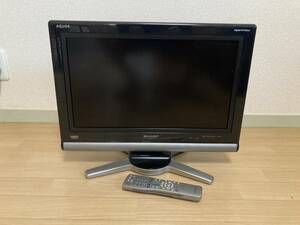 SHARP シャープ AQUOS LC-20D10 20型液晶テレビ　2007 直接引き取り歓迎