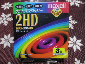 *mi* unopened maxell 2HD floppy disk 3 sheets pack 3.5 -inch 