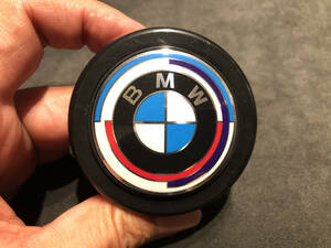 超レア！BMW M50周年 社外ステアリング用ホーンボタン MOMO OMP SPARCO NARDI モモ スパルコに ドイツ直輸入品 アサミエンジニアリング