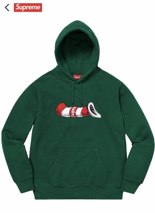 Supreme 18aw Cat in the Hat Hooded Sweatshirt Sサイズシュプリーム