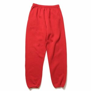 90's 00's ラッセル ソリッドカラー ポケット付き スウェットパンツ (L) 赤 スエットパンツ 00年代 旧タグ オールド 無地 Y2K