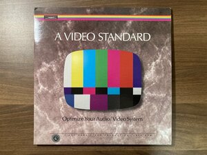 【再生確認済】輸入盤「A VIDEO STANDARD」（調整用ＬＤ）