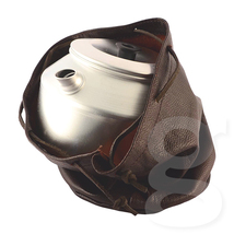 送料コミ追跡アリ◆新品◆STABILOTHERM ストレージバッグ レザー製 ケトル向け★kaffepanne fodral pouch for coffee pot トランギア_画像1