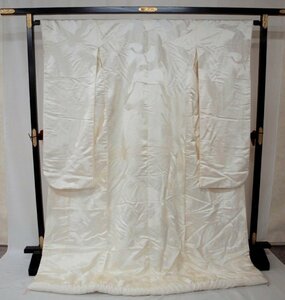 貸衣装処分品　0557　婚礼　正絹　白打掛　和装　花嫁衣装　鶴　　