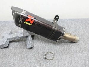 Ninja400 Ninja250 18～ アクラポビッチ ステン/カーボン スリップオン AKRAPOVIC ◆返品可 ●100サイズ T2A998K T10K 317