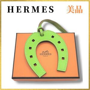 [ прекрасный товар ] Hermes padok очарование кожа зеленый сумка очарование koba бойцовая рыбка 