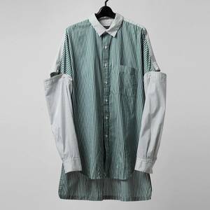 KAZUYUKI KUMAGAI Paneled Shirt Detachable-Detail カズユキクマガイ アタッチメント attachment wjk 