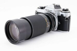 #2148 ニコン Nikon FE + TAMRON 80-210mm F3.8-4 フィルム 一眼レフ カメラ [動作確認済]