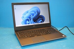 モバイルワークステーション ■DELL■Precision 7540/ Core i7-9850H 2.6GHz/ メモリ 32GB/ NVMe 512GB/Quadro T2000 /Win11セットアップ済