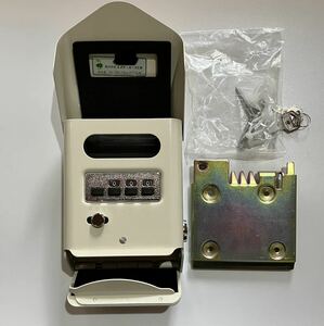 キーポスト 暗証番号ロック エヌケーパーツ工業 金庫 3桁 中古 貴重品保管庫