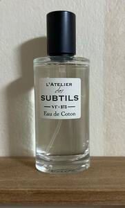 VT×BTS L'ATELIER SUBTILS Eau de Coton 香水 BTS JIN