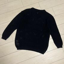 VERSACE ヴェルサーチ BIG メデューサ 刺繍ロゴ ニット セーター L イタリア製 サマーセーター メンズ_画像2