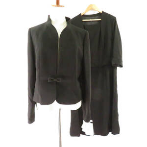  unused YH Classico by YUKIKO HANAI Yukiko Hanai suit 13 black formal One-piece jacket lady's AO1238A38