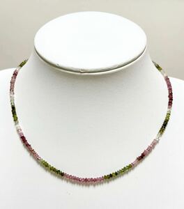 [ new goods ] natural stone tourmaline necklace 