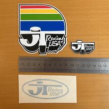 70s 当時物！JT RACING モトクロス ステッカー 3種セット ②★ビンテージ VMX bell moto3 レーシング_画像2