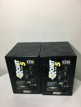 KRK ケーアールケー / RP5 G4 ROKITパワードスピーカー　箱付き　ケーブル1本のみ_画像8