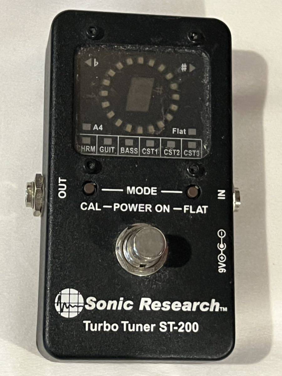 Sonic Research ST-200 ソニックリサーチ チューナー-