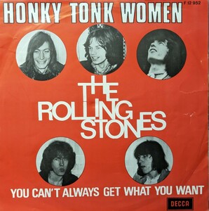 ☆THE ROLLING STONES/HONKY TONK WOMEN1969'BELGIUM DECCA7INCH