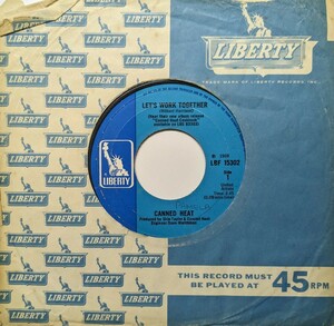 ☆CANNED HEAT/LET'S WORK TOGETHER1969'UK LIBERTY7INCH 