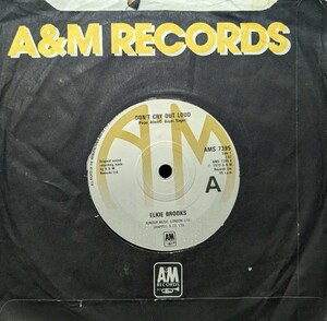 ☆ELKIE BROOKS/DON'T CRY OUT LOUD1978'UK A&M7INCH 