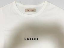 芸能人多数着用 超美品 激レア 完売品 クルニ CULLNI オーバーサイズ ロゴ 半袖 Tシャツ 白 ホワイト サイズ2_画像6