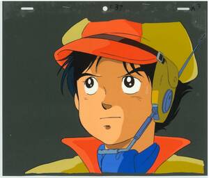 【セル画】巨人ゴーグ　1980年代アニメ　安彦良和　日本サンライズ　SFロボットアニメ A3