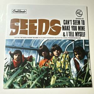 The Seeds - Can't Seem To Make You Mine ☆US Re 7″☆2018限定オリジナルピクチャースリーブ☆RAMONESがカバー☆ガレージクラシックス