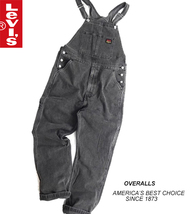 新品/1～2点■Levi'sリーバイス■ヴィンテージクラシックOVERALL オーバーオールサロペット USAモデルユニセックス/79107/BLK/L■12100円を_画像2