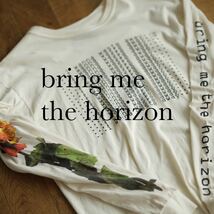 bring me the horizon オフィシャル フラワー 長袖Tシャツ ブリングミーザホライズン ロンT メタルT ビンテージ M 総柄 BMTH nex fest_画像1