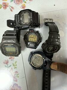 CASIO G-SHOCK カシオ Gショック 5点まとめジャンク品管理番号10-256