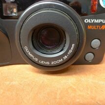 j358 OLYMPUS OZ110 ZOOM MULTI AF フィルムカメラ コンパクトカメラ ケース付き/60_画像3