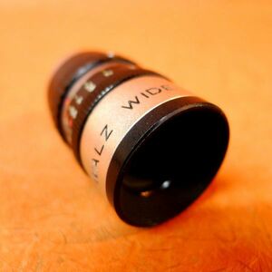 j454 WALZ Movie LENS WIDE ANGLE 8ミリカメラレンズ 6.5m/m F:1.4 サイズ:直径約2.5cm 高さ約4.8cm/60