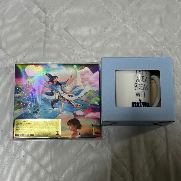 miwa SPLASH☆WORLD 初回生産限定盤 ポスター+マグカップ付き CD+DVD yaneura-no-neko