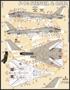 ファーボール 1/48 48-059 F-14 ステンシル