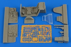 アイリス 4685 1/48 メッサーシュミット Bf109G-6 後期型 コクピットセット(EDUARD用)