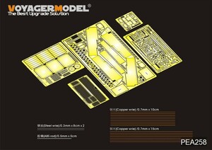 ボイジャーモデル PEA258 1/35 現用アメリカ陸軍 M1A1/ M1A2 雑具箱/バスケット/CIP(GP)