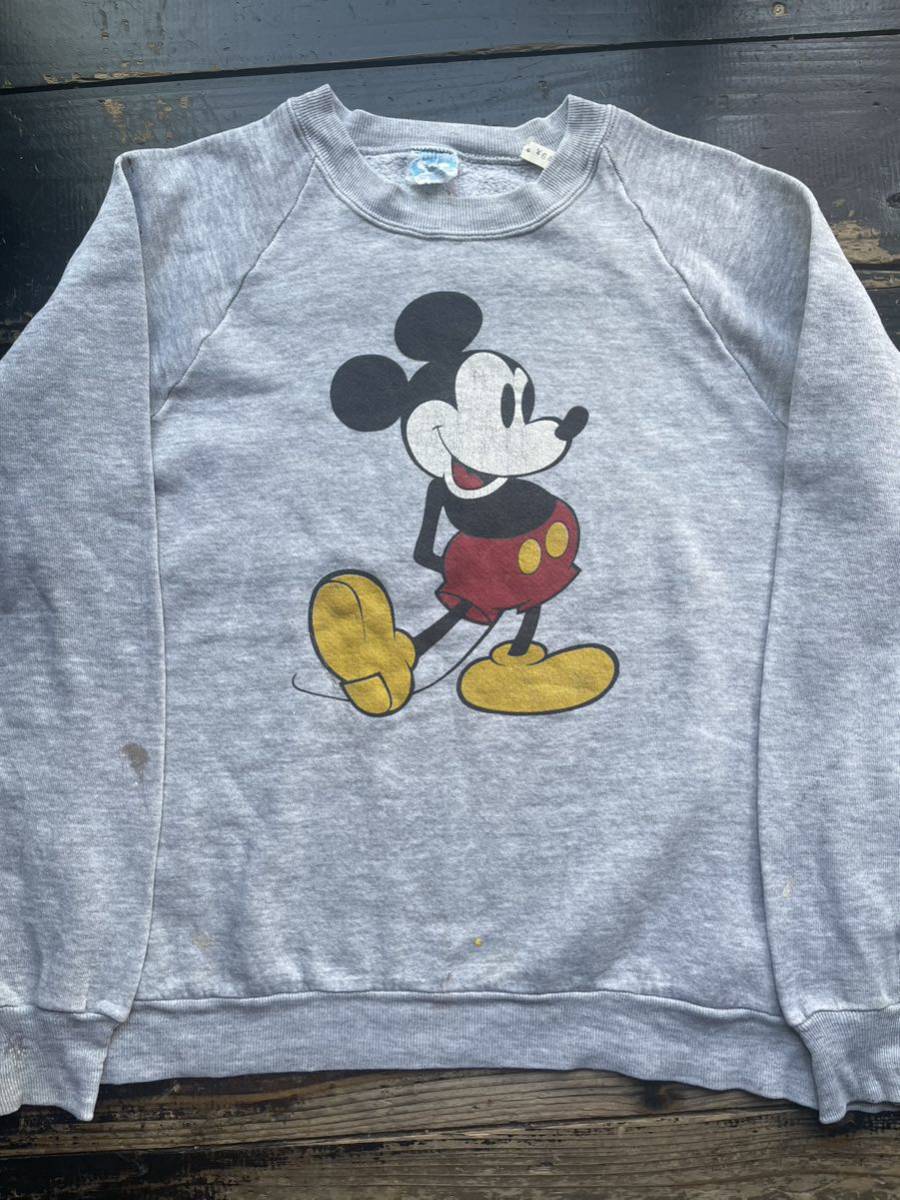 １９８０年代製 MICKEY MOUSE WALT DISNEY VINTAGE SWEATS ミッキー