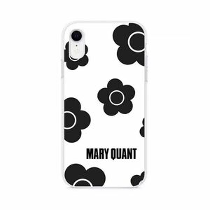 全機種対応　クリアケース　プラスチック　ハードケース　マリークワント mary quant デイジー柄