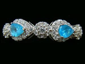  free shipping [ natural neon blue apatite ]te The Yinling g ring 