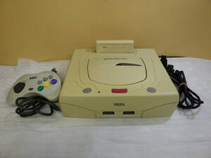 SEGA セガサターン 本体 HST-3220 コントローラー HSS-0101 パワーメモリー 電源ケーブル付き 動作確認済み#TM90379