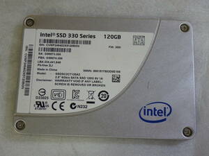 Intel SSD 330 Series 120GB MLC 2.5inch 9.5mm SSDSC2CT120A3 内臓SSD sata 増設SSD 動作品保証#MM80408