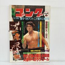 別冊ゴング 1981年4月号★甦れあの燃える闘魂…A猪木へのラブコール/アントニオ猪木/テリー/レイス/アトラス/ジャイアント馬場/コックス_画像1