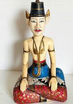 ◎東南アジア インドネシア 人形・面　木彫彩色 セット◎_画像7